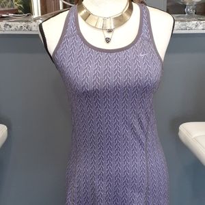 Nike dri-fit workout tennis core  top purple sz small